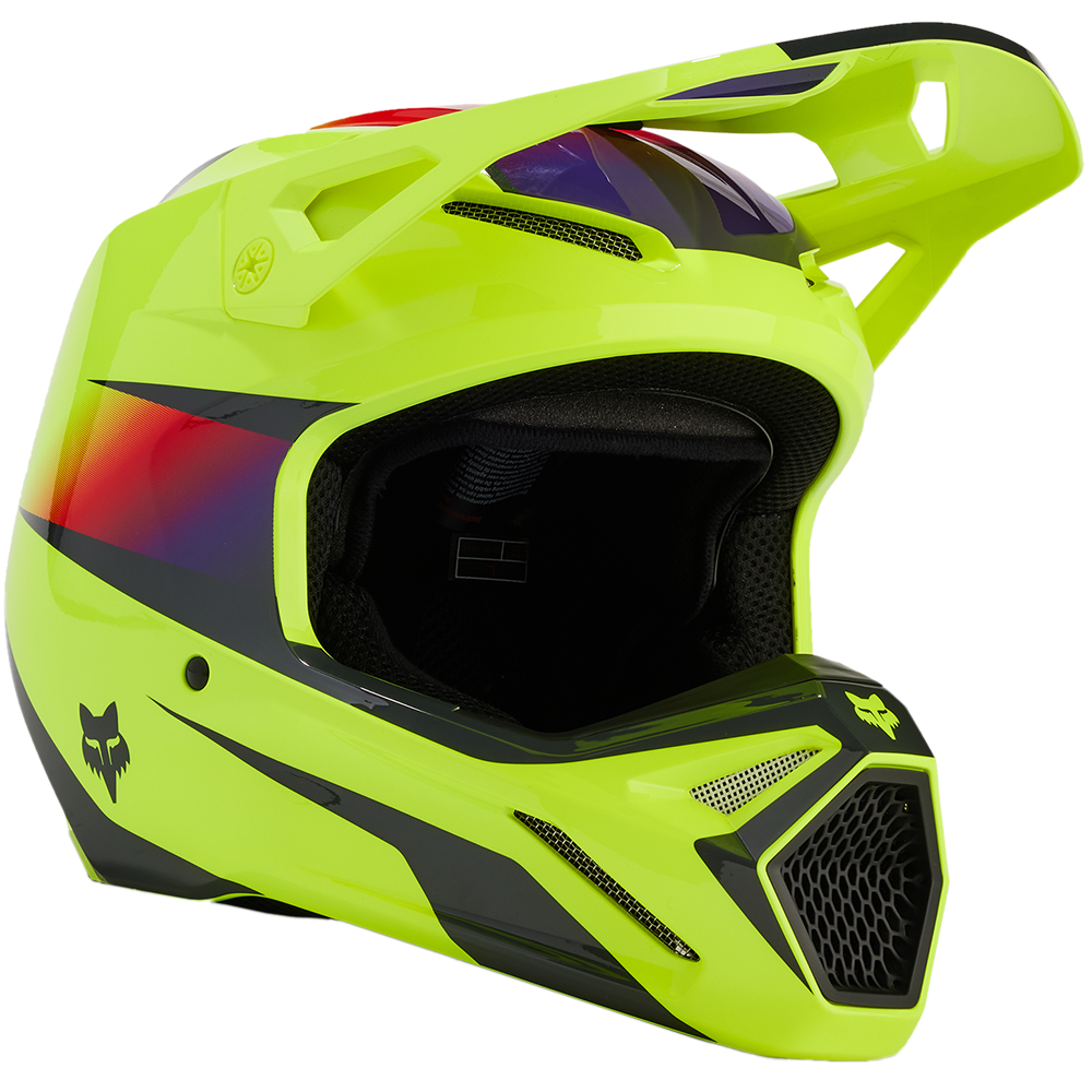 Fox V1 Flora Helmet (Yellow)