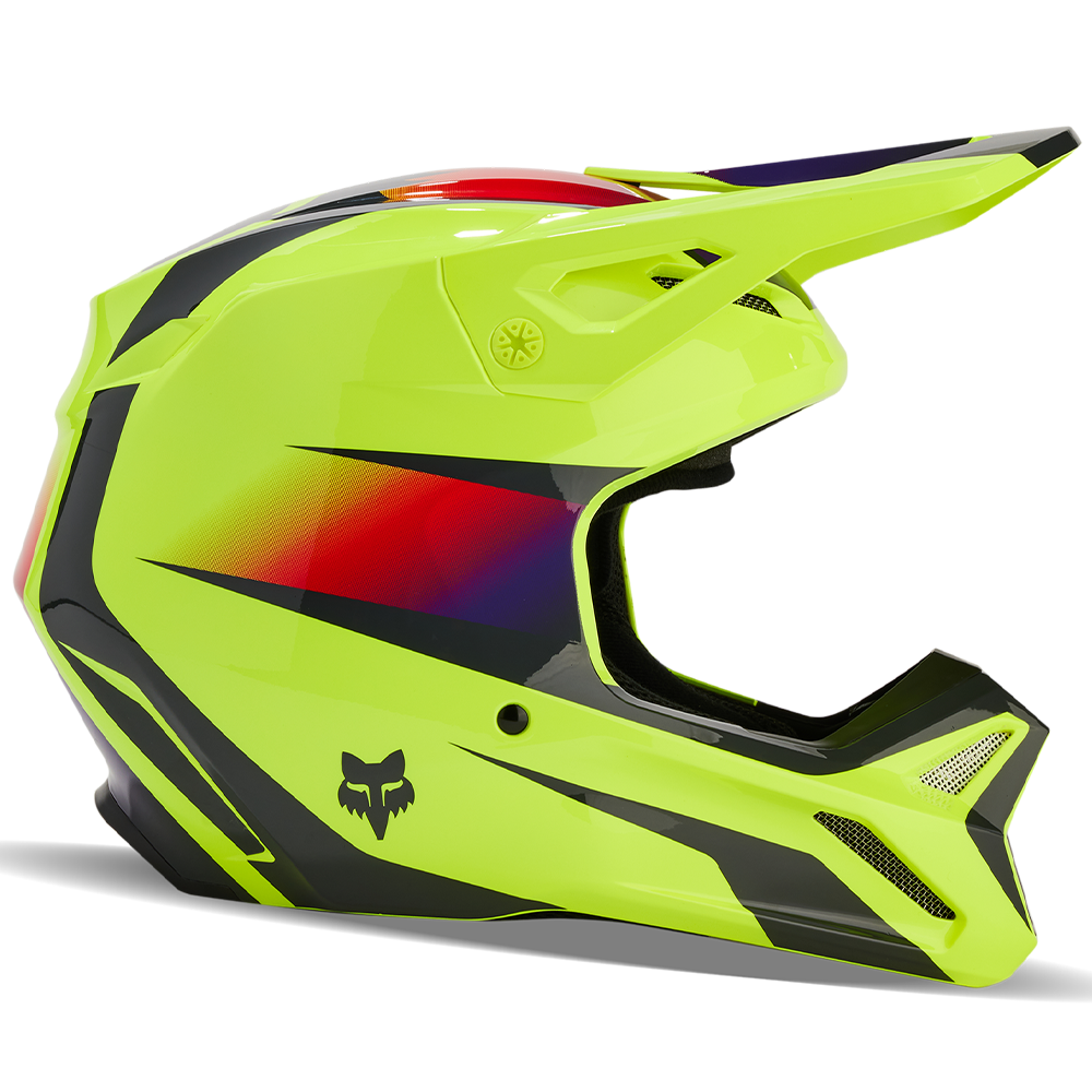 Fox V1 Flora Helmet (Yellow)