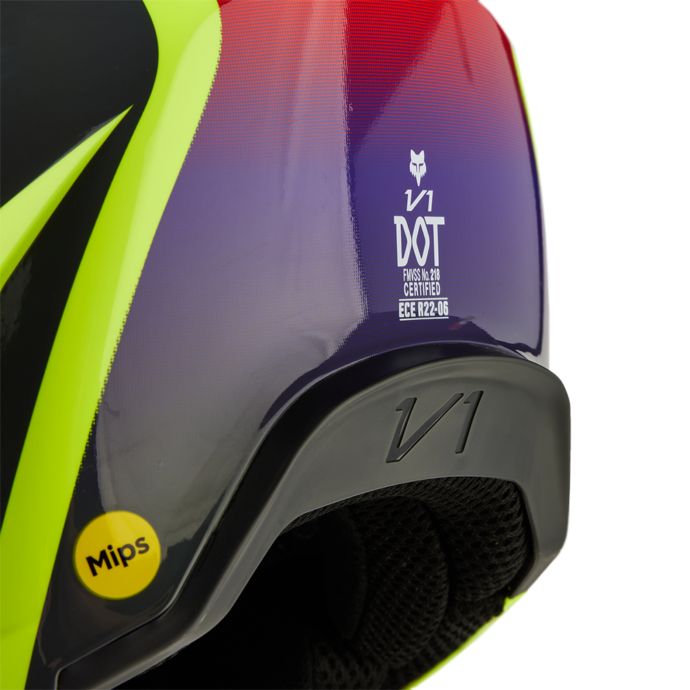 Fox V1 Flora Helmet (Yellow)