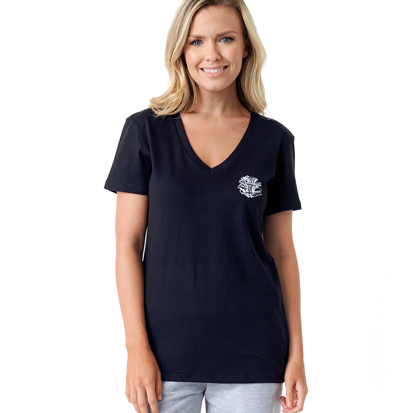 Fox Women's Explorer Floral V-Neck Tee (Black)