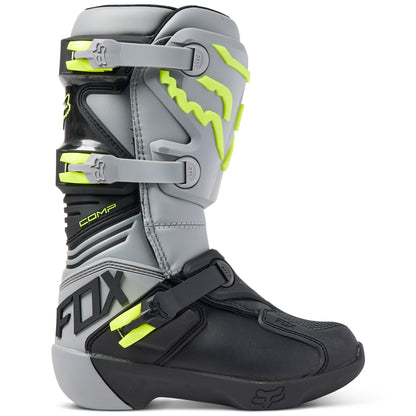 Fox Youth Comp-Y Boots (Steel Grey)