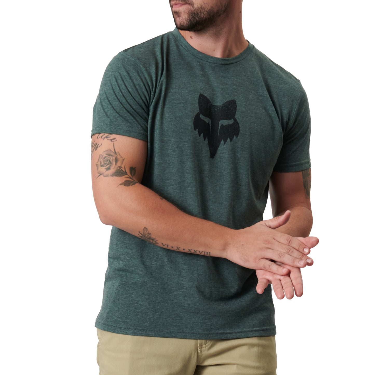 Fox Heir SS Tee (Heather Green)