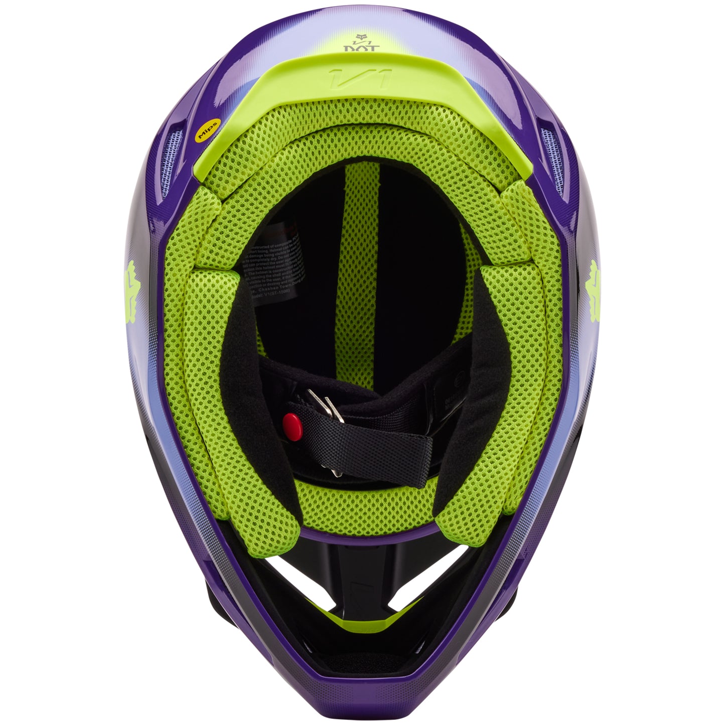 Fox V1 Interfere Helmet (Black/Blue)