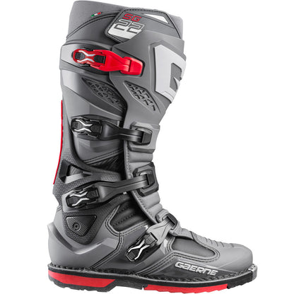 Gaerne SG22 Boots (Anthracite/Red)
