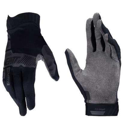 Leatt Glove Moto 1.5 Youth (Stealth Black Grey)