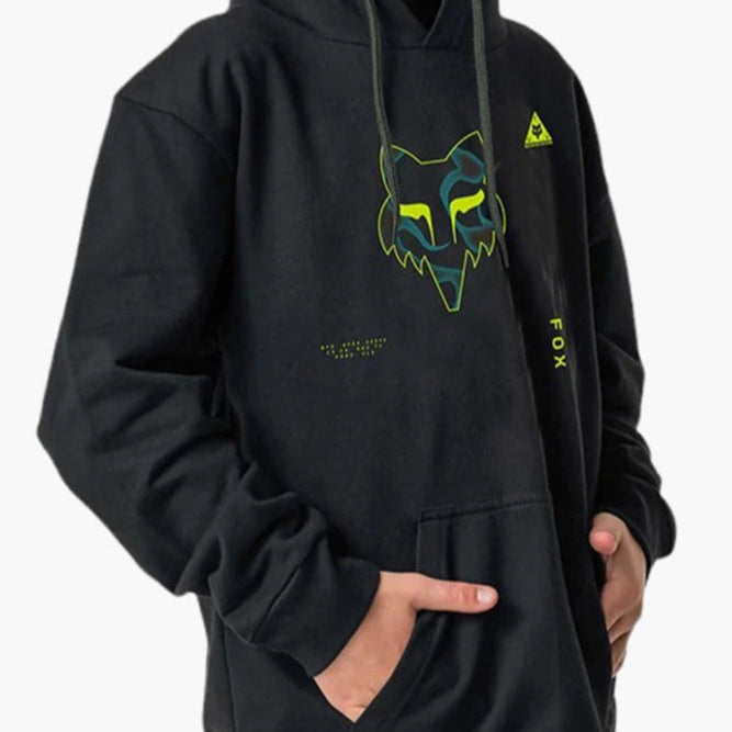 Fox Boys Withered Pullover Hoodie (Black)