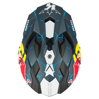 Kini Red Bull ADV Adventure 1.0 Helmet - (Blue/White)