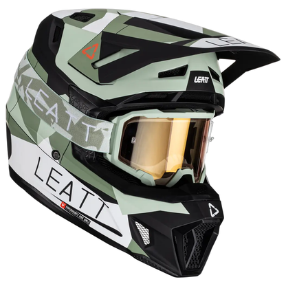 Leatt Moto 7.5 Helmet and 4.5 Goggles (Cactus Matte)