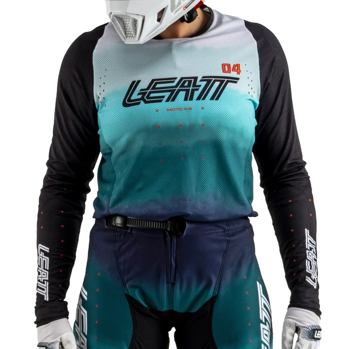 Leatt Women's Moto 4.5 Combo (Marine)