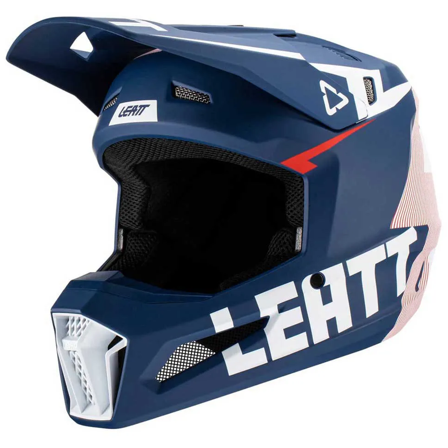 Leatt Moto 3.5 Helmet and 4.5 Goggles (Royal Matte)