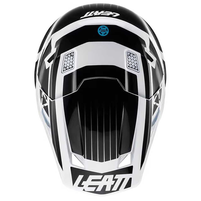 Leatt Moto 7.5 Helmet and 4.5 Goggles (White Gloss)