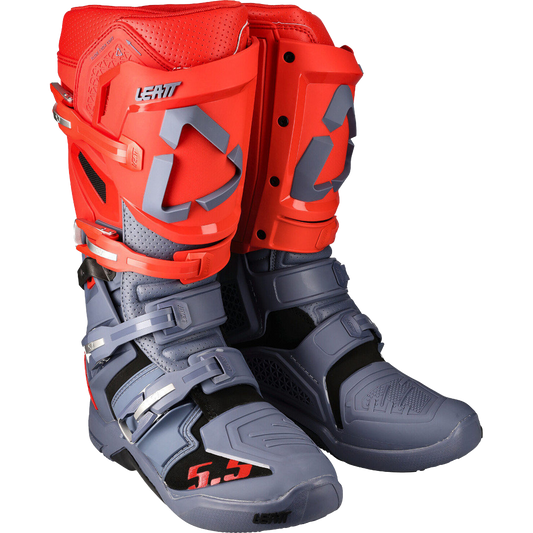 Leatt 5.5 Flexlock Enduro Boots (Red/Grey)