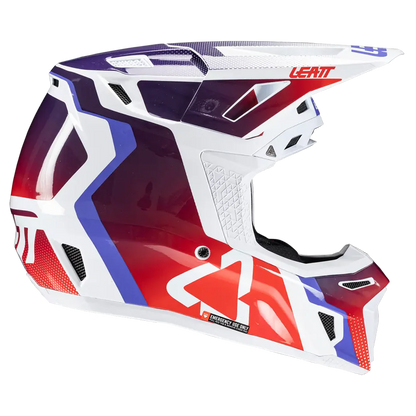 Leatt Moto 8.5 Helmet and 5.5 Goggles (Sunburn)