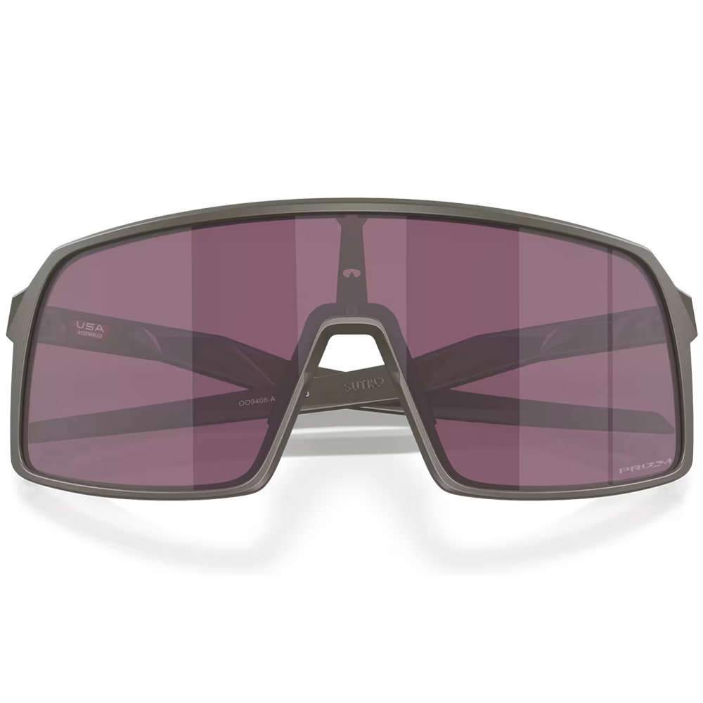 Oakley Sutro Sunglasses - Prizm Road Black Lenses (Matte Olive Frame)