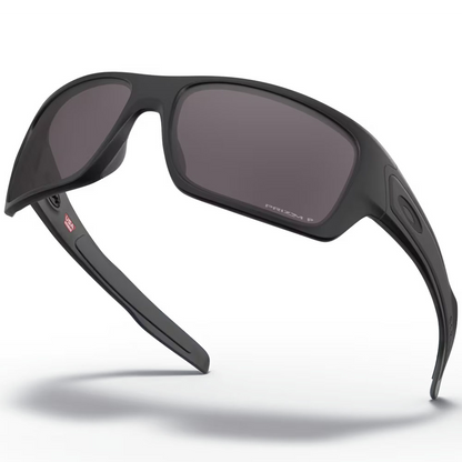 Oakley Turbine Sunglasses - Prizm Grey Polarized Lenses (Matte Black Frame)