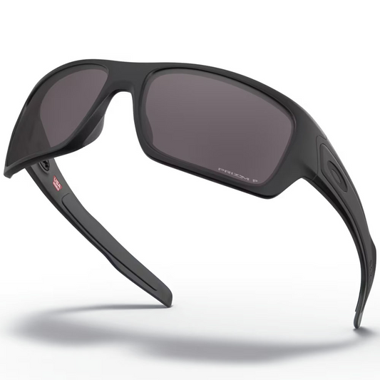 Oakley Turbine Sunglasses - Prizm Grey Polarized Lenses (Matte Black Frame)