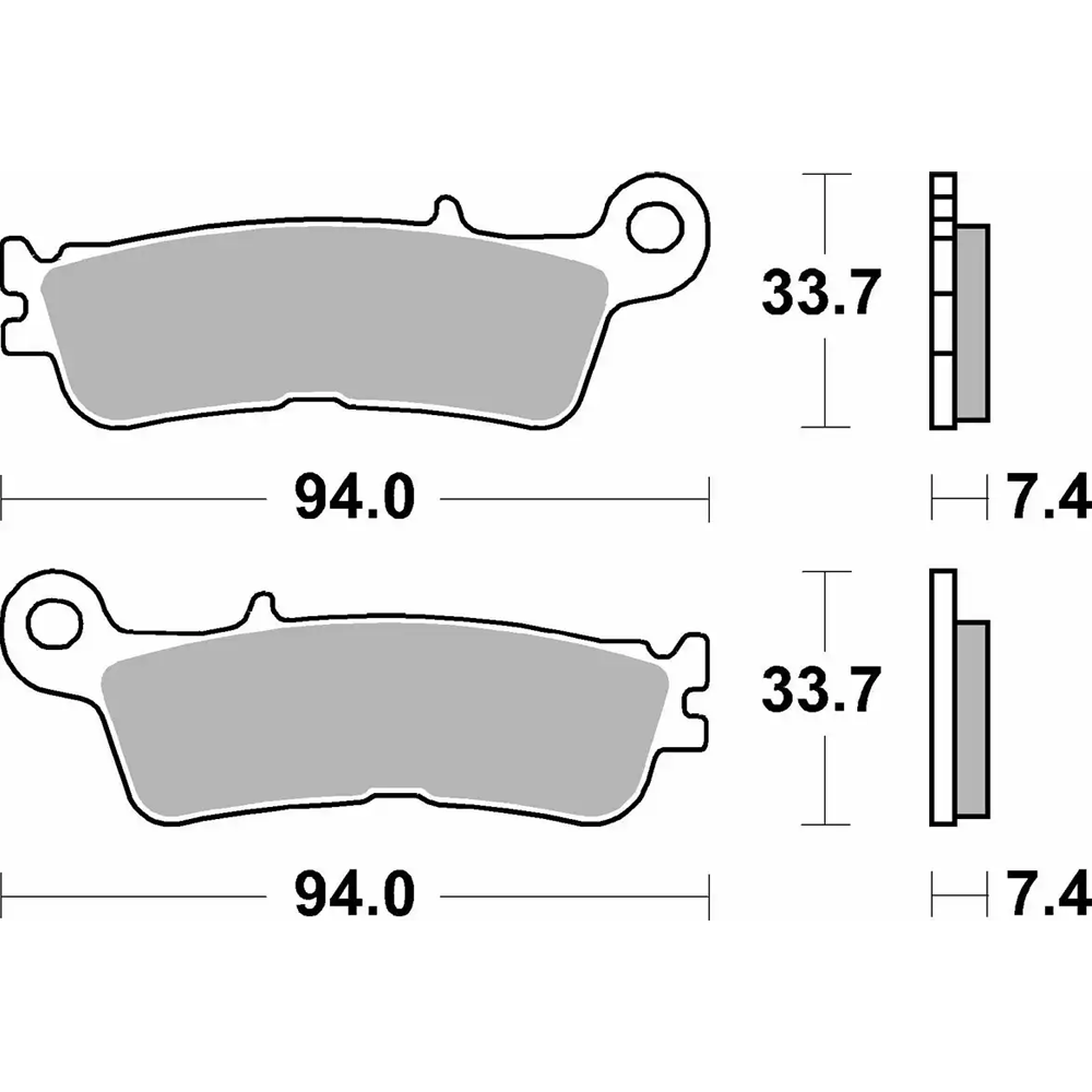 SBS Sintered Brake Pads - 965SI