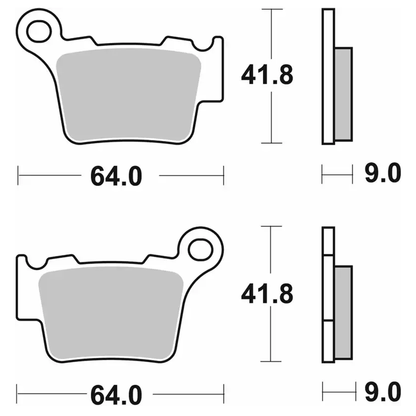 SBS Sintered Brake Pads - 791RSI