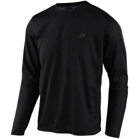 Troy Lee Designs Flowline LS MTB Jersey (Solid Black)