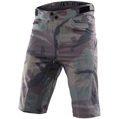 Troy Lee Designs Flowline MTB Shorts - W/Liner (Camo Woodland)