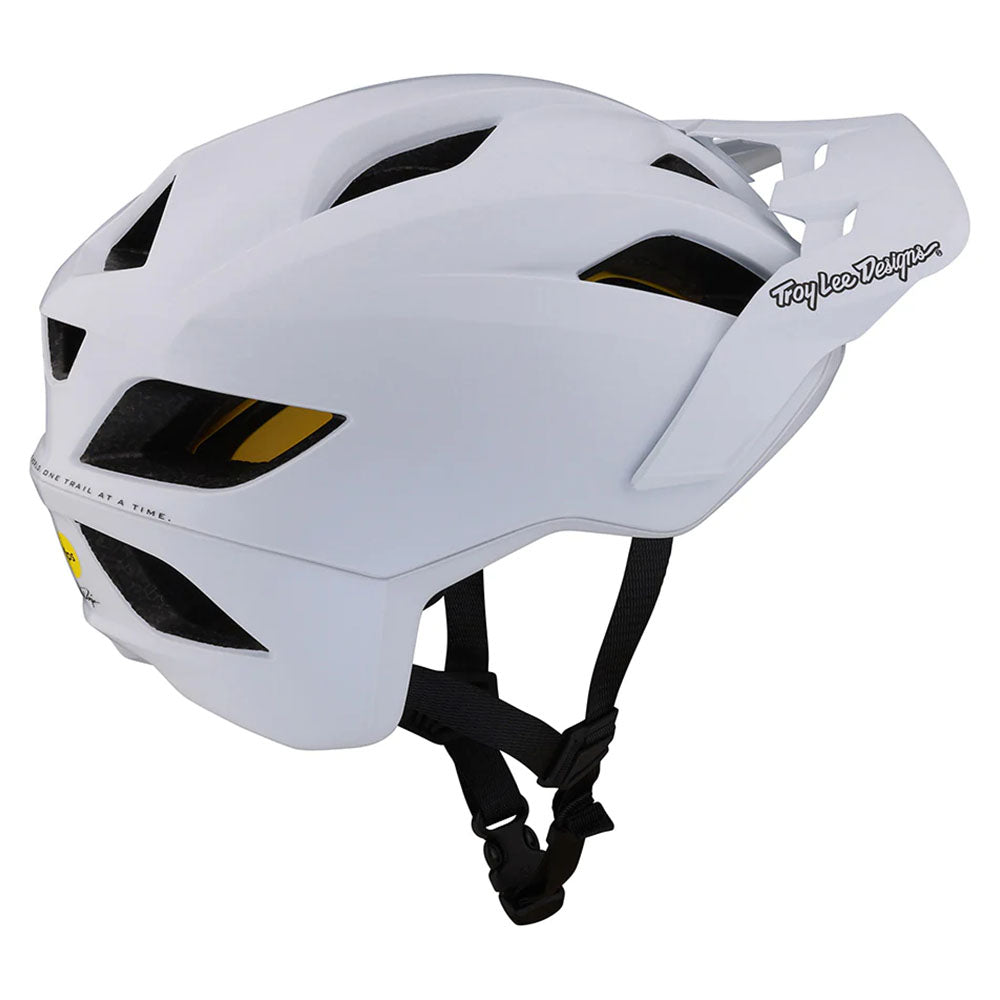 Troy Lee Designs Flowline Orbit Helmet - MIPS (White)