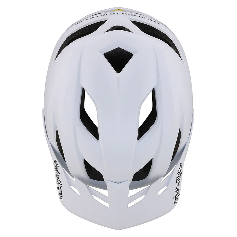 Troy Lee Designs Flowline Orbit Helmet - MIPS (White)