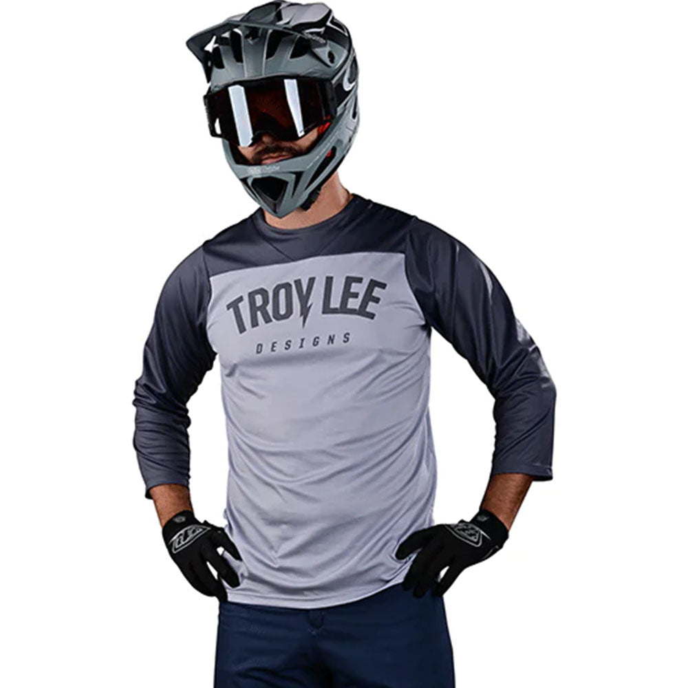 Troy Lee Designs Ruckus Camber 3/4 MTB Jersey (Light Grey)