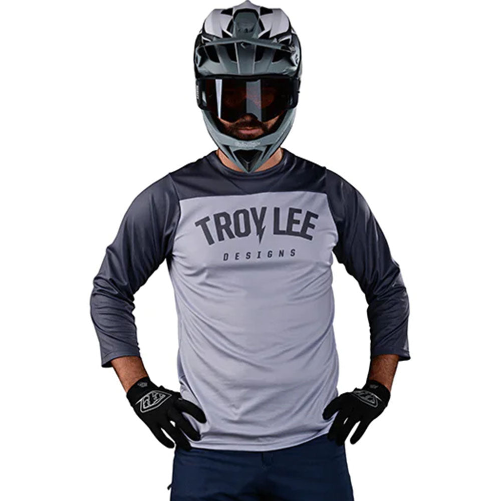 Troy Lee Designs Ruckus Camber 3/4 MTB Jersey (Light Grey)