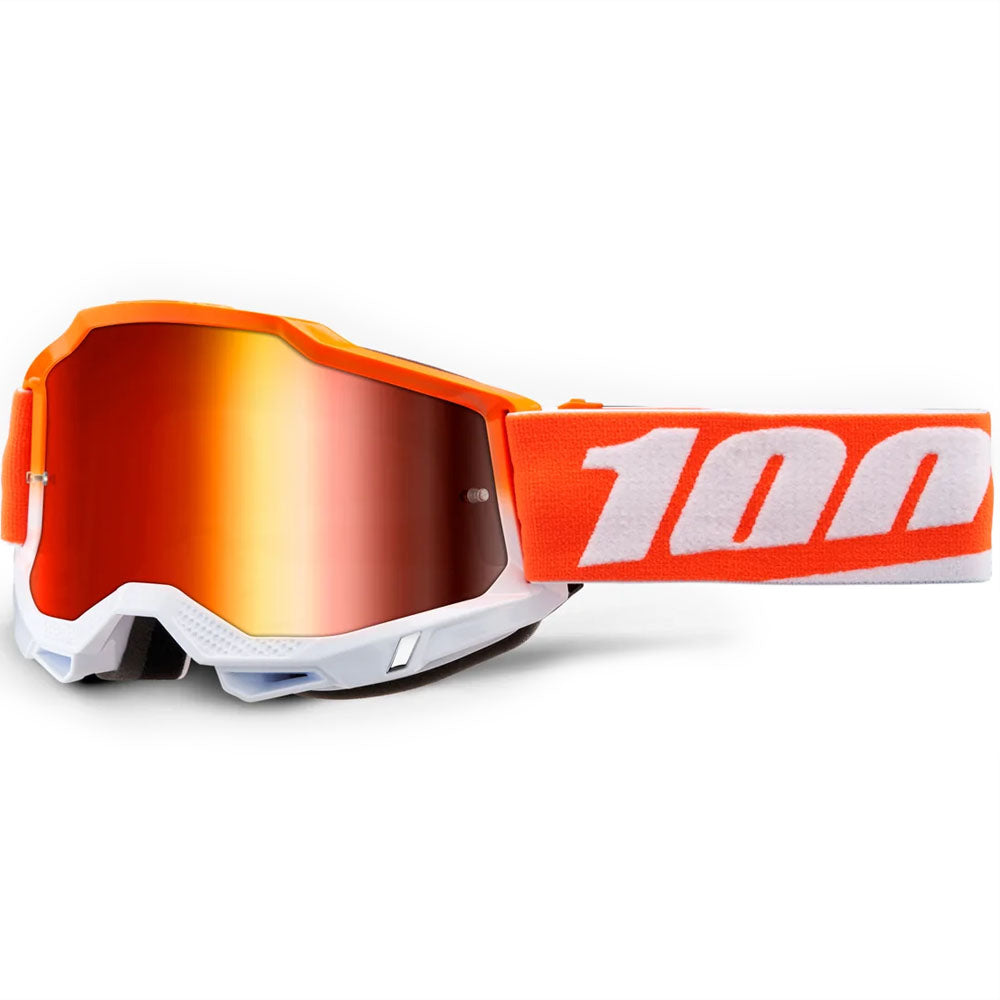 100% Youth Accuri 2 Goggles - Matigofun (Mirror Red Lens)