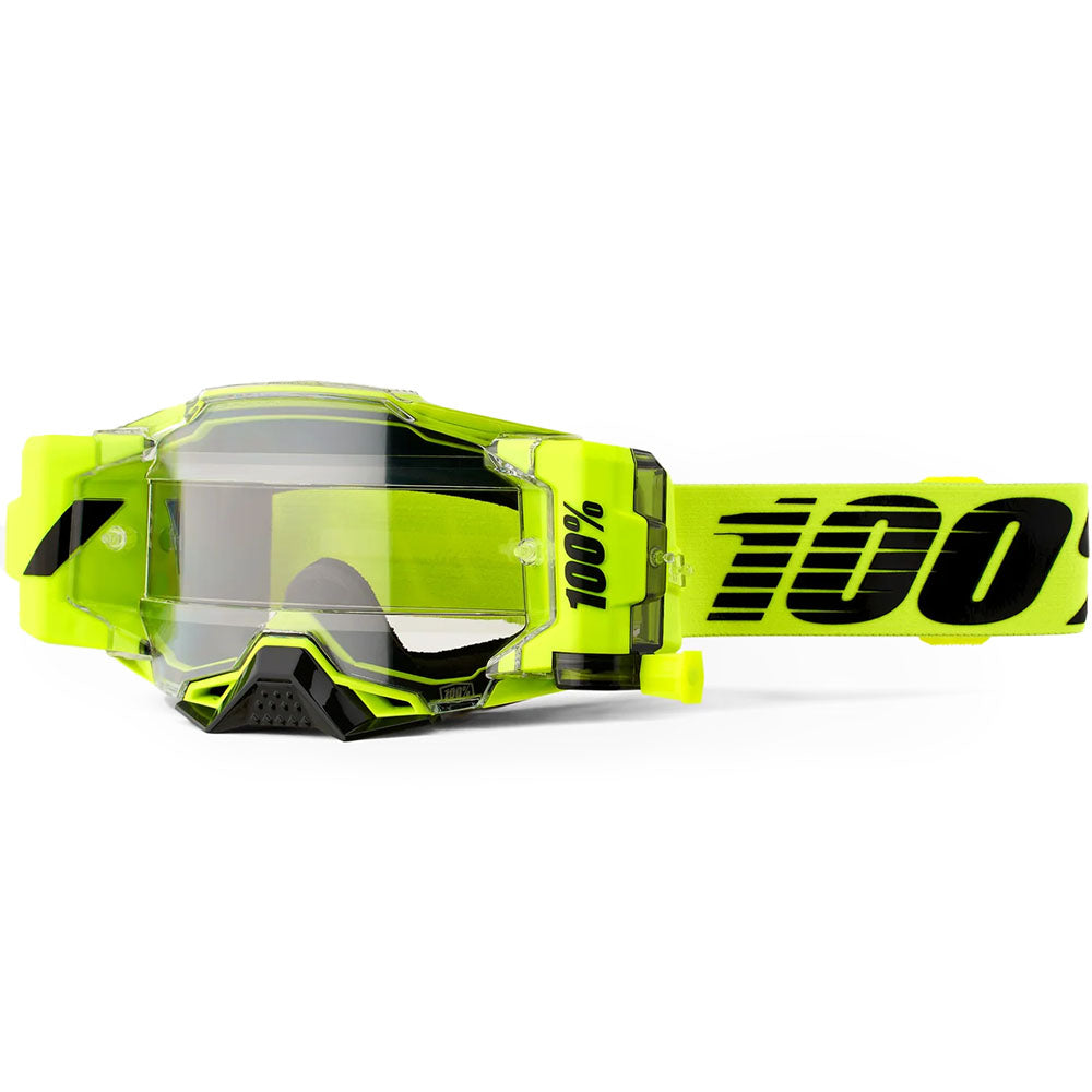 100% Armega Forecast Goggles - Nuclear Citrus (Clear Lens)