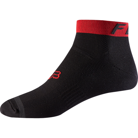 Fox 4" Logo Trail Socks (Red Black)