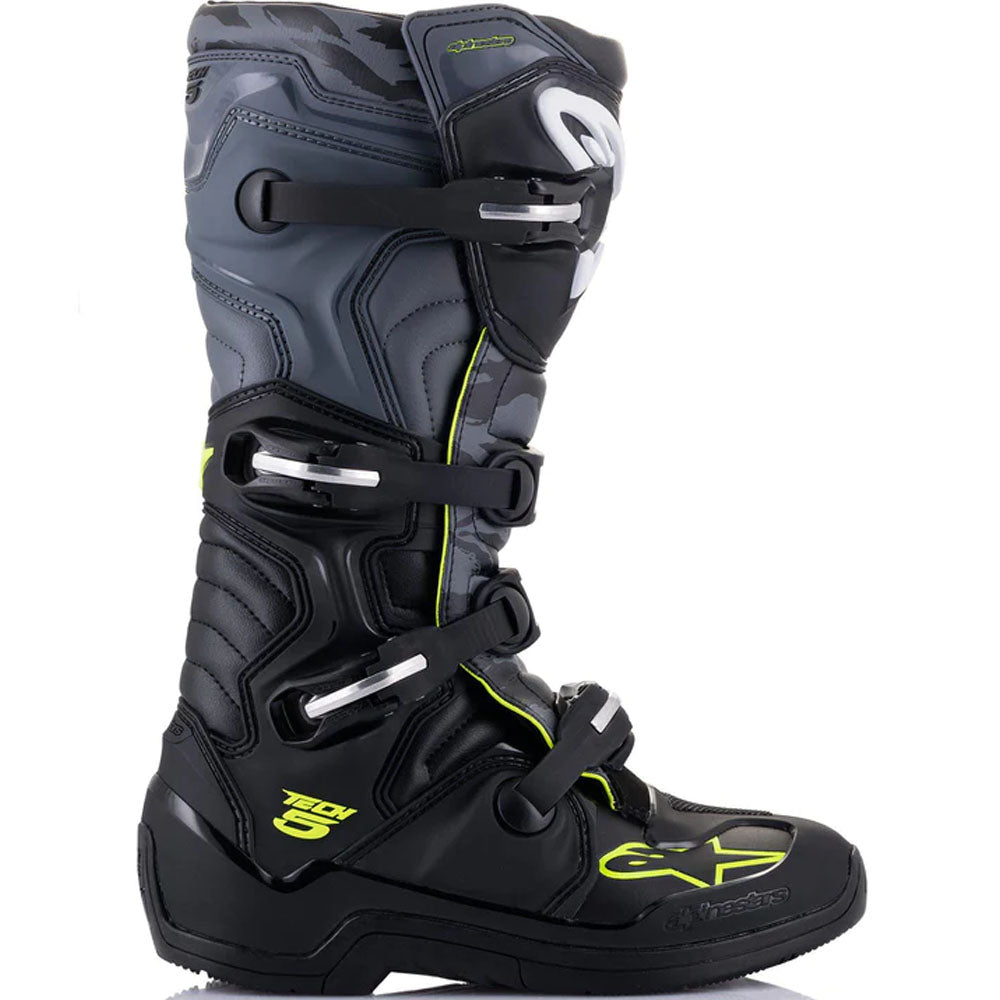 Alpinestars Tech 5 Boots (Black/Grey/Fluo Yellow)