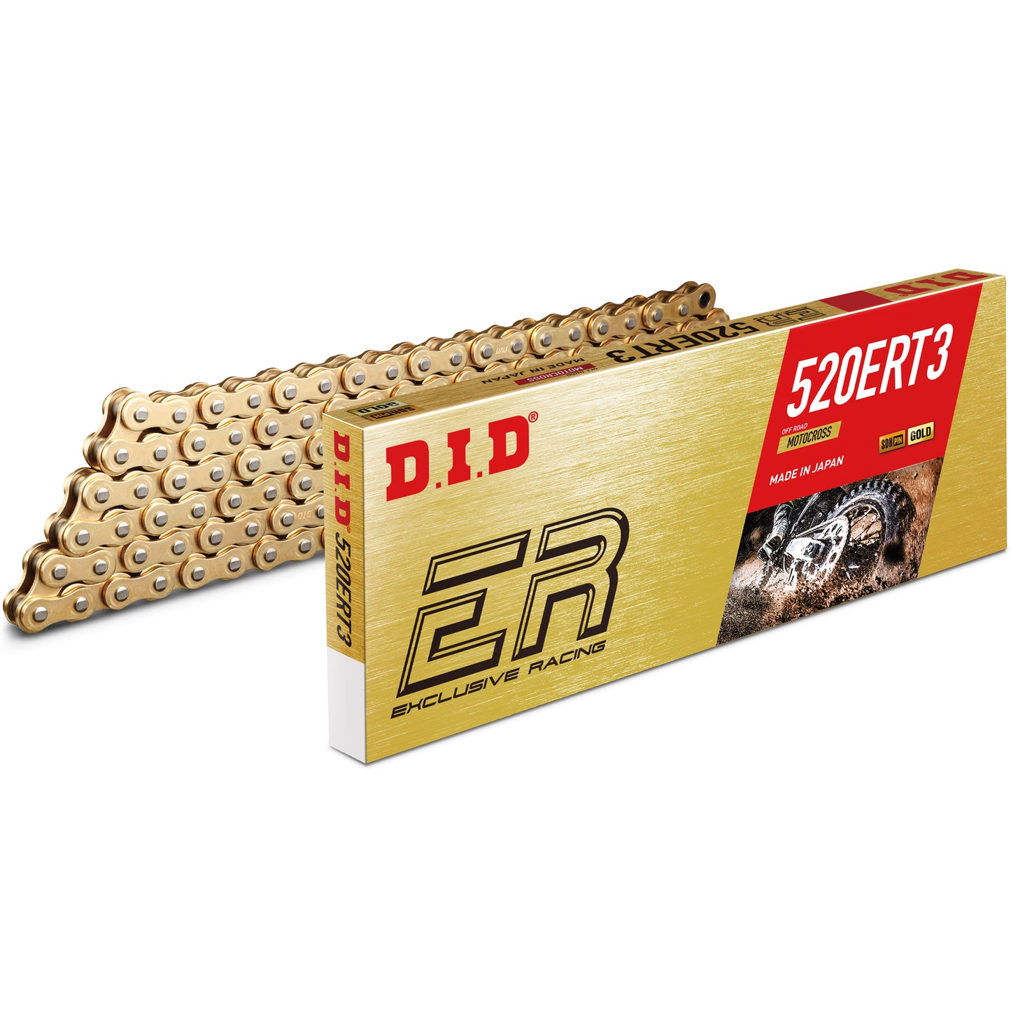 DID 520 ERT3 120 Link Exclusive Racing Chain (Gold)