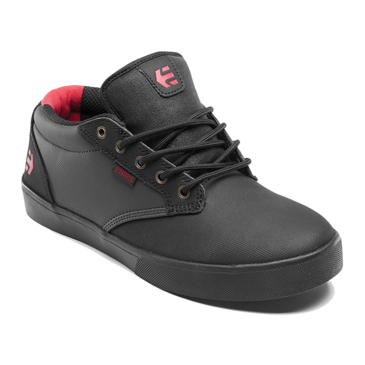 Etnies Jameson Mid Crank MTB Shoes (Black/Dark Grey/Red)