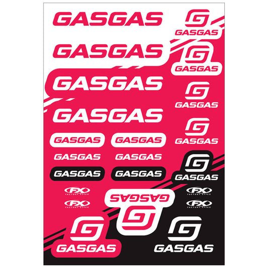 Factory Effex GasGas Racing Sticker Pack (22-68730)