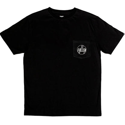 Fallen Circle Pocket T-Shirt (Black)