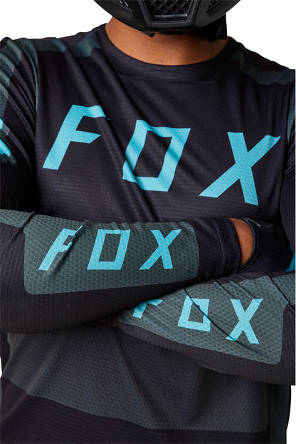 Fox Defend Race Capsule LS MTB Jersey (Emerald)