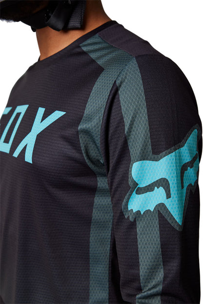 Fox Defend Race Capsule LS MTB Jersey (Emerald)