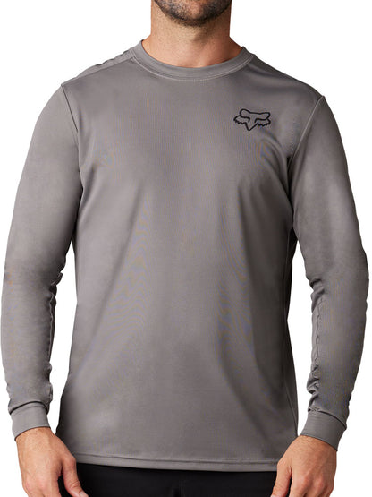 Fox Ranger Font LS MTB Jersey (Dark Grey)