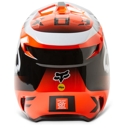 Fox V1 Leed Helmet - DOT/ECE (Fluo Orange)