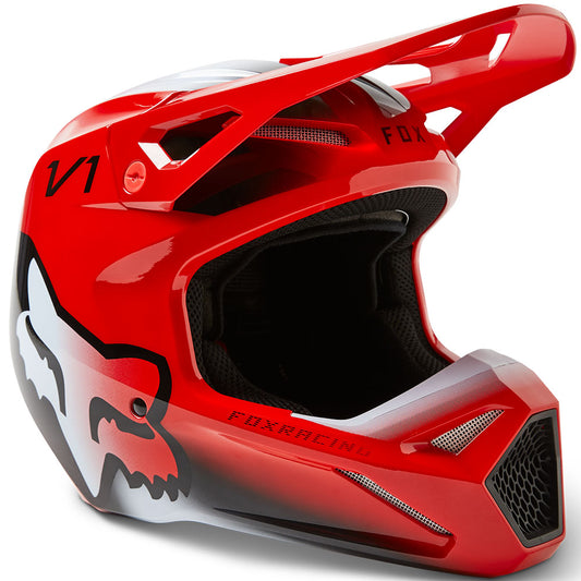 Fox V1 Toxsyk Helmet - DOT/ECE (Fluo Red)