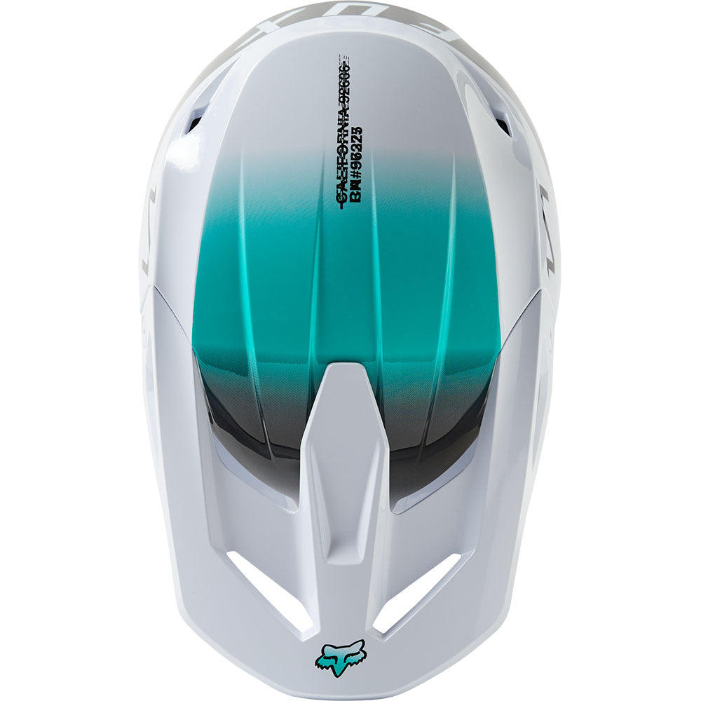 Fox V1 Toxsyk Helmet - DOT/ECE (White)