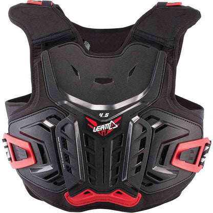 Leatt Youth 4.5 Chest Protector (Black/Red)