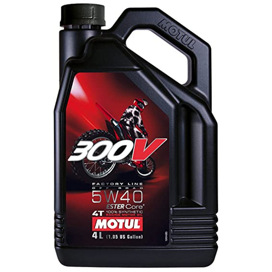 Motul 300V 5W-40 4T Off-road Motor Oil (4 Litre)