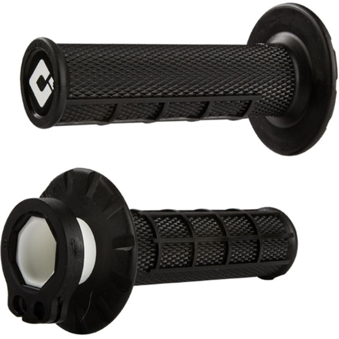 ODI V2 Lock On Half Waffle Grips (Black)