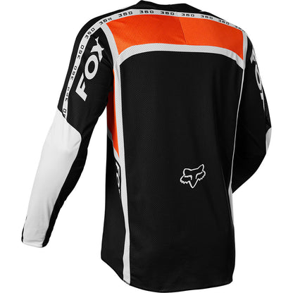 Fox 360 Dvide Jersey (Black/White/Orange)