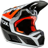 Fox V3 RS Dvide Helmet (Black/White/Orange)