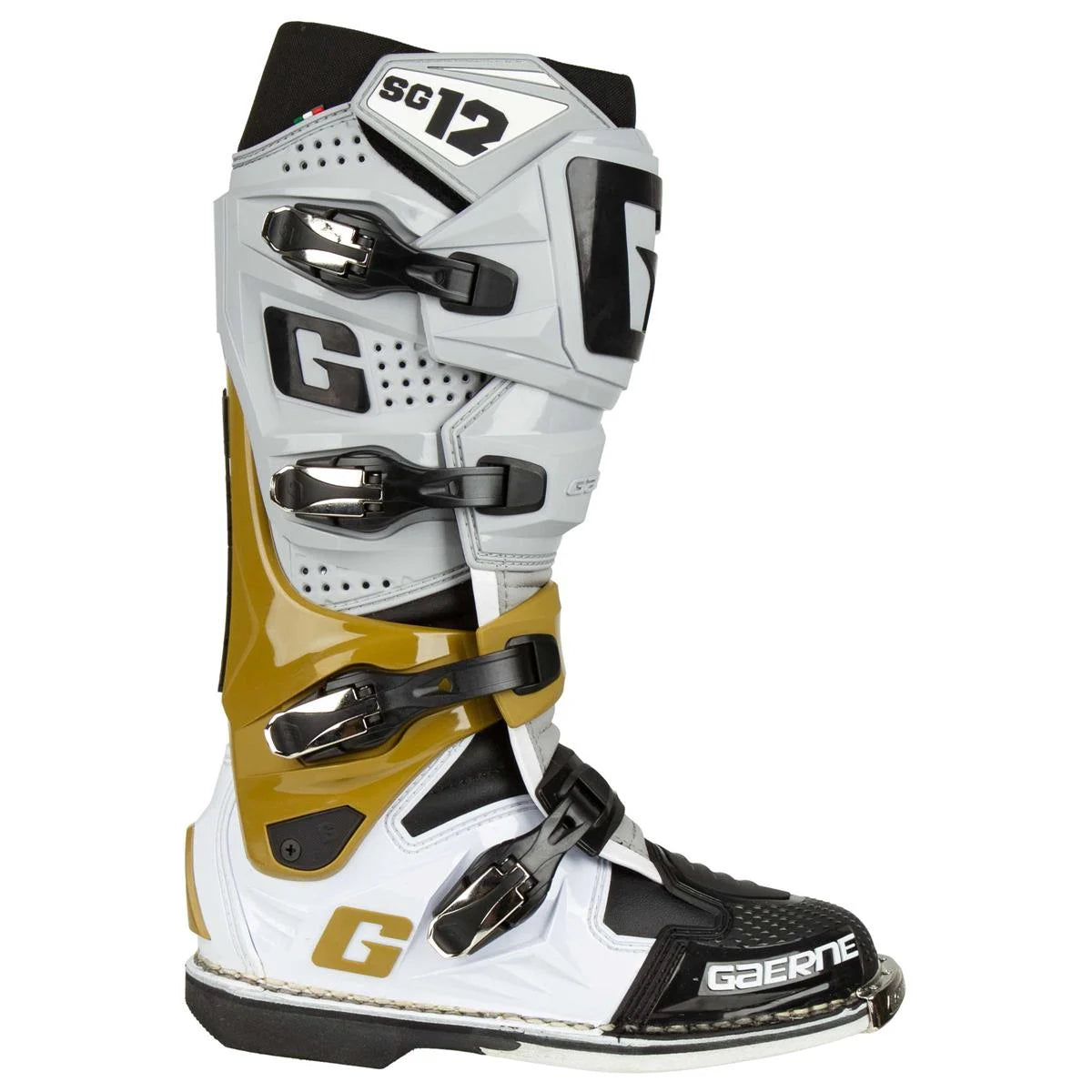 Gaerne SG12 Boots (Grey/Magnesium/White)