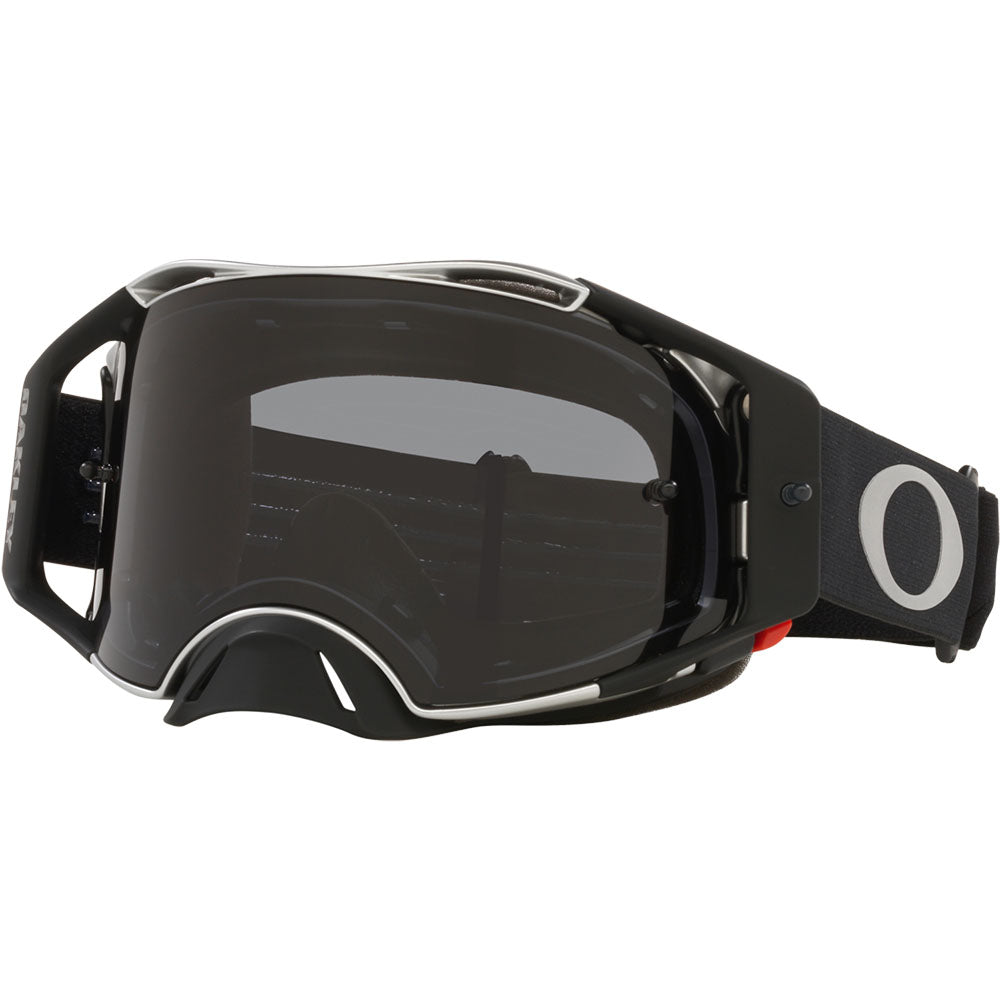 Oakley Airbrake Tuff Blocks Goggles - Dark Grey Lens (Gunmetal Black)