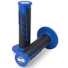 Protaper Clamp-on Half Waffle Grips (Blue/Black)